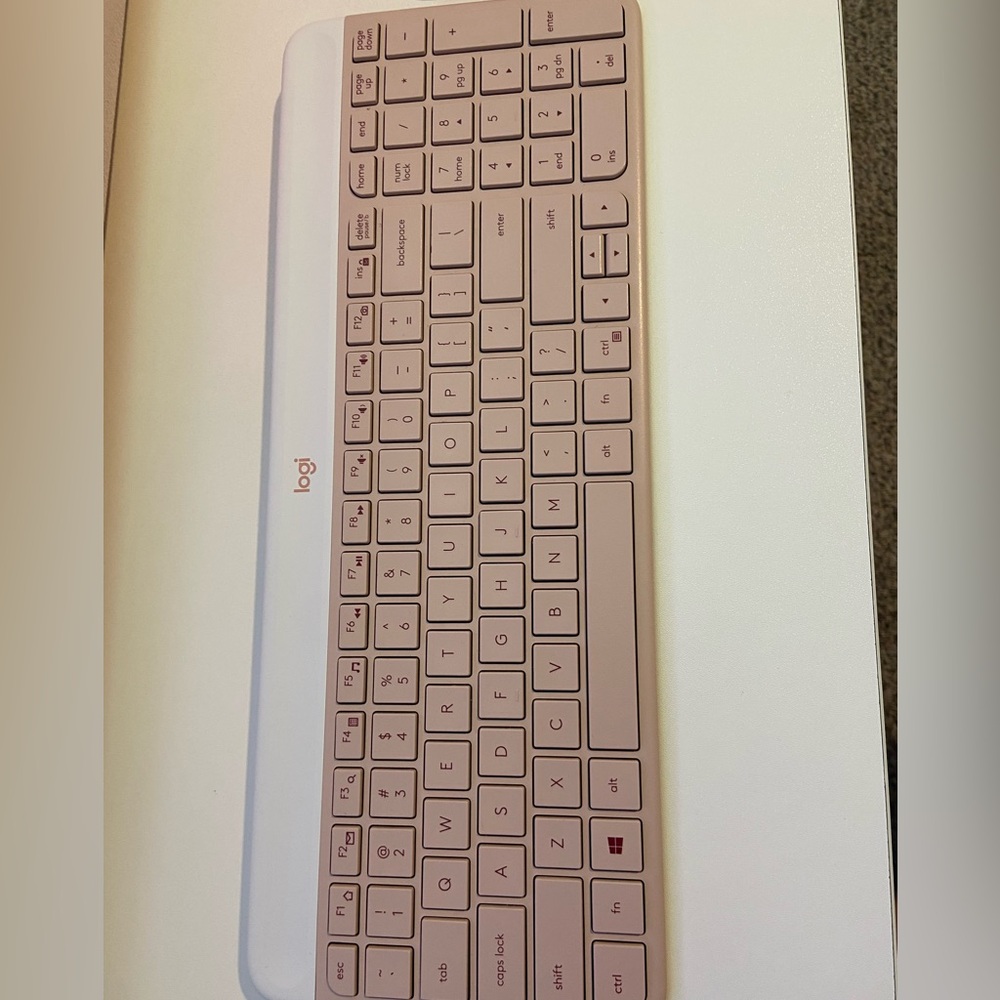 Logitech Rose Wireless Keyboard and Mouse set